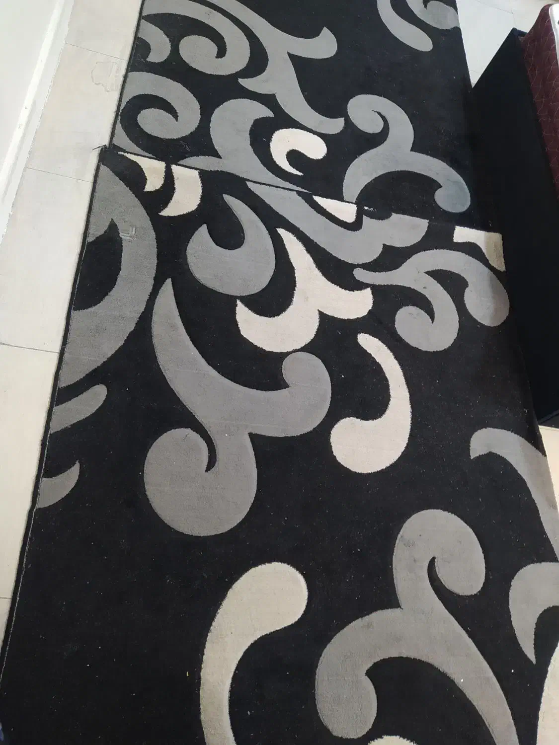 دو عدد قالیچه مشکی طوسی|فرش|تهران, ائمه اطهار|دیوار