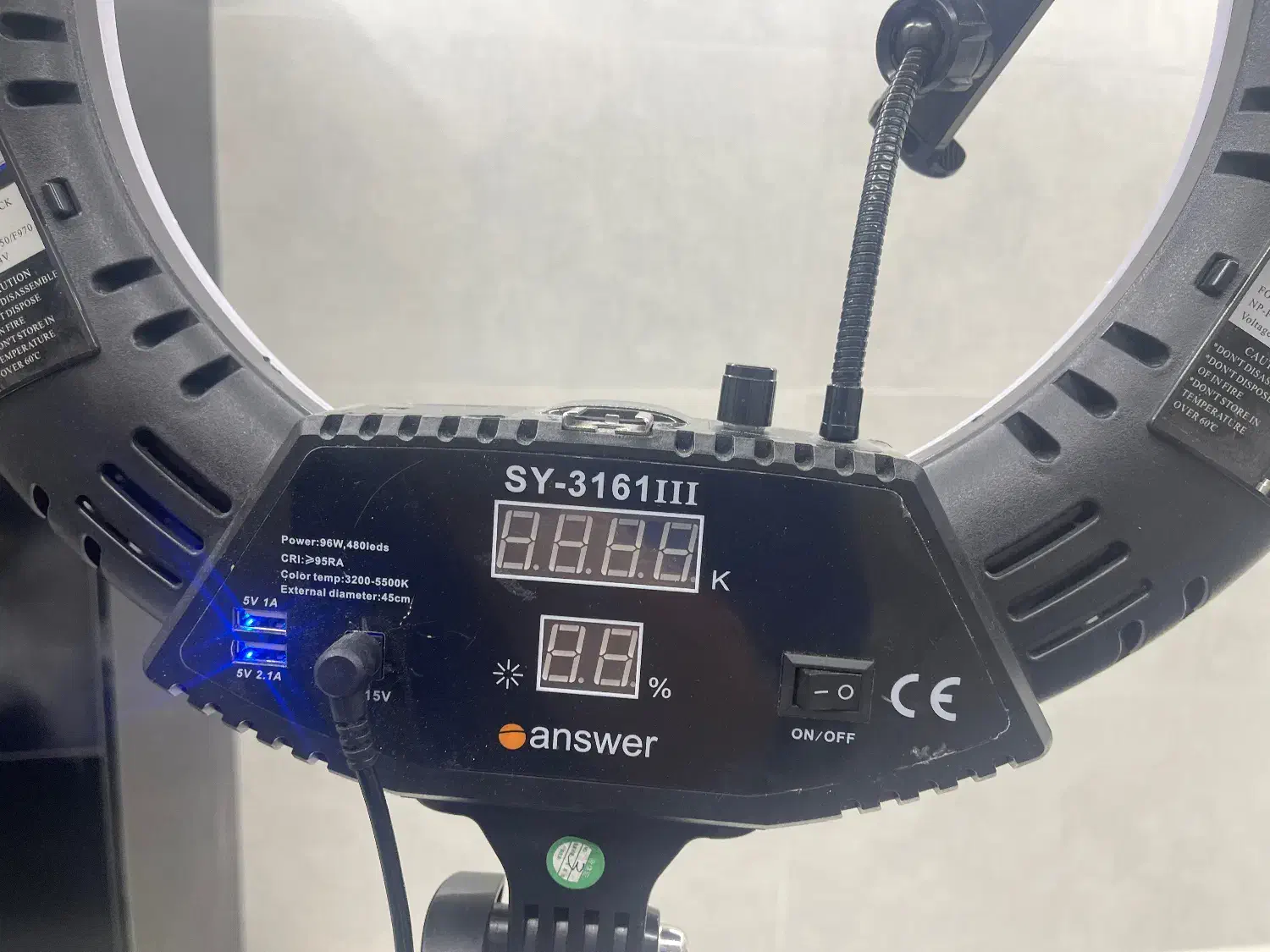 رینگ لایت Answer SY-3161 III|دوربین عکاسی و فیلم‌برداری|شهرکرد, |دیوار