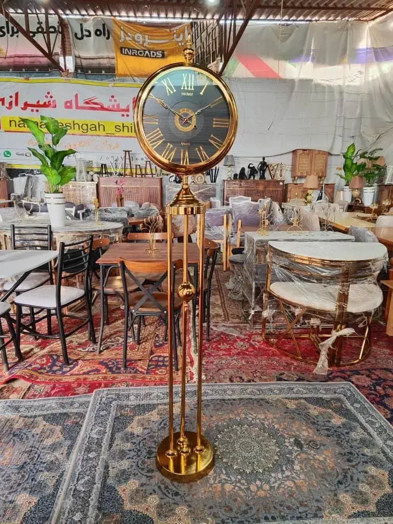 ساعت ایستاده پایه فلزی مارک ونیز|ساعت دیواری و تزئینی|شیراز, وزیرآباد|دیوار