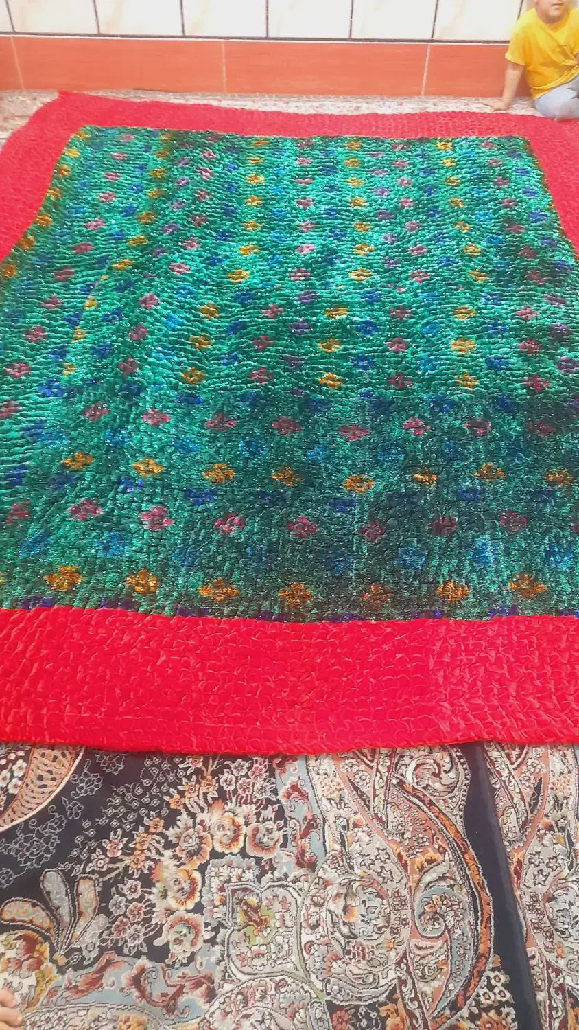 لحاف جهیزیه بدون استفاده در حد نو|رختخواب، بالش، پتو|زاهدان, |دیوار