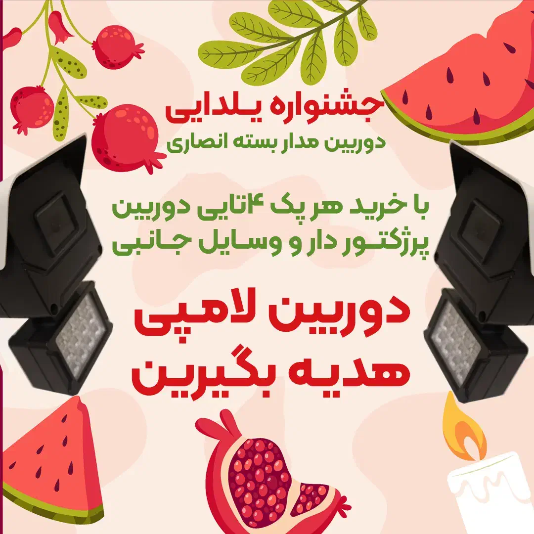 فروش یلدایی با دوربین رایگان/دوربین مداربسته|دوربین مداربسته|بیرجند, |دیوار