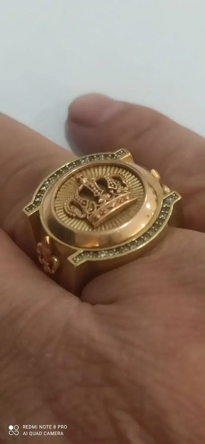 انگشتر طلای مردانه..فقط با اجرت پنج درصد. پول لازم|جواهرات|ری, دولتآباد|دیوار