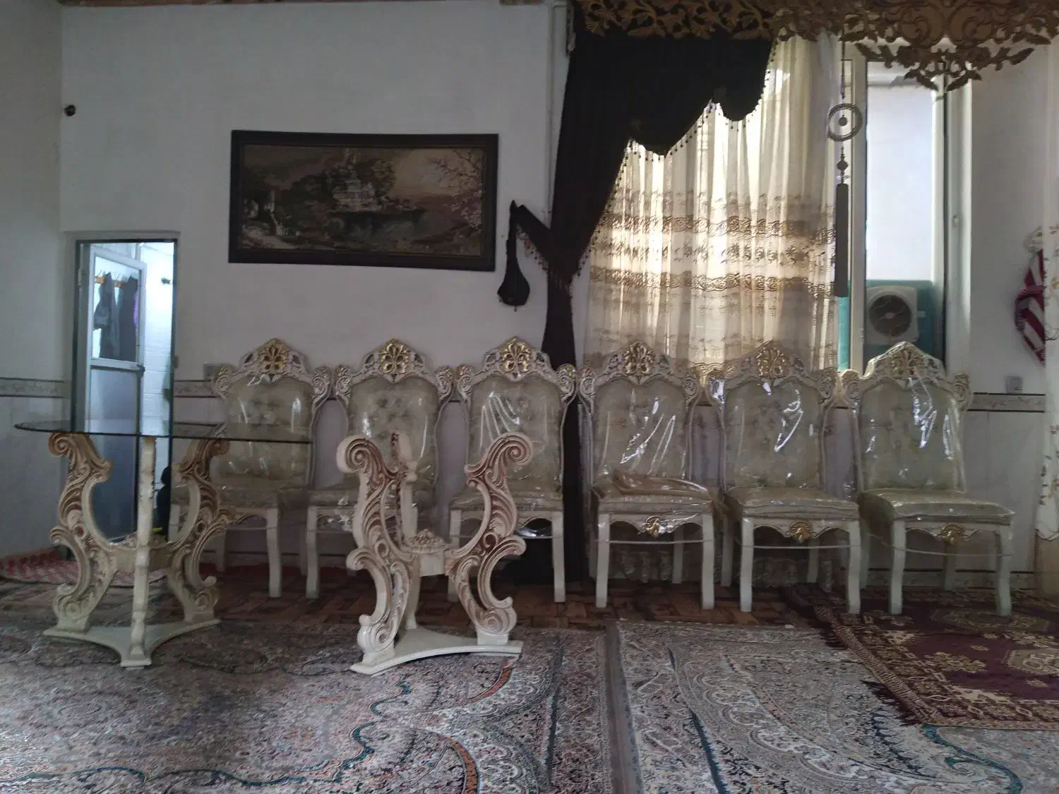 میز غذاخوری سلطنتی ۶ نفره به فروش می‌رسد|میز و صندلی غذاخوری|سنقر, |دیوار