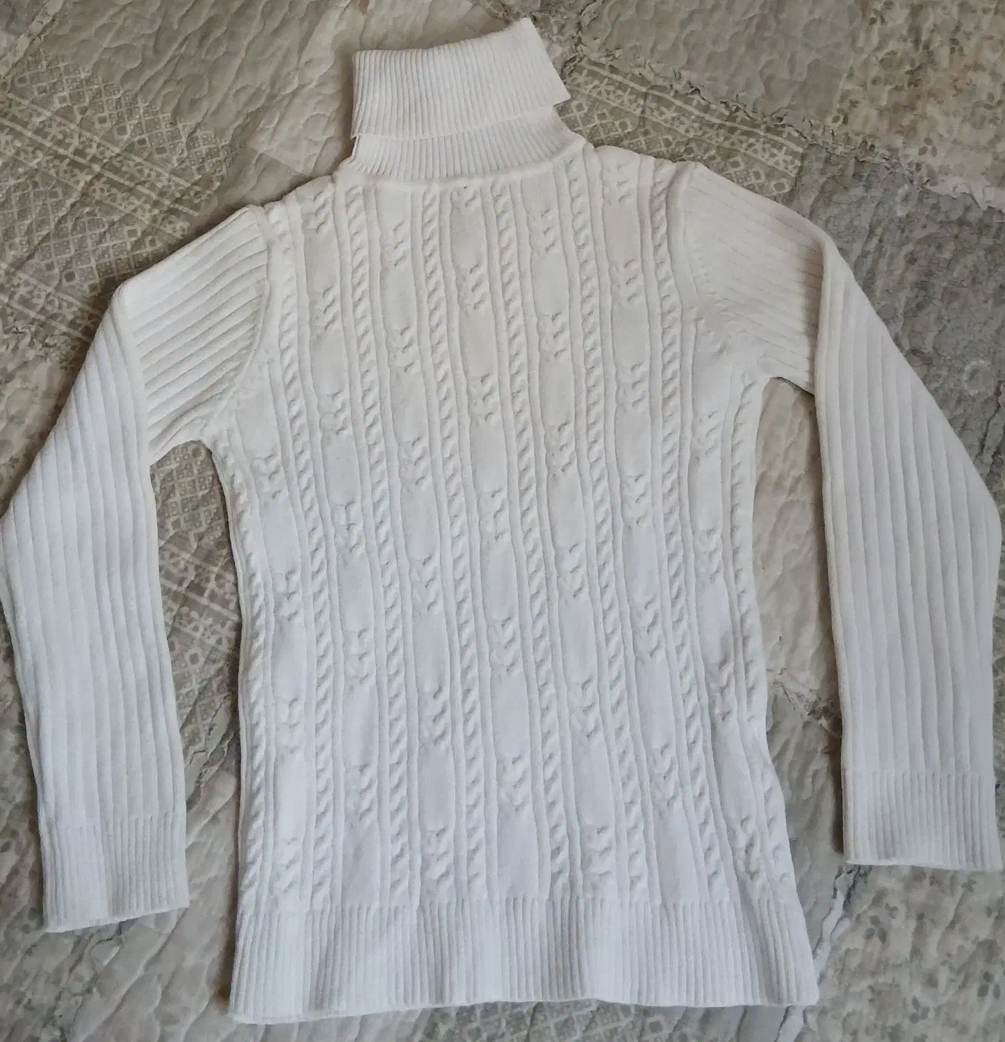 بافت یقه اسکی دخترانه کاملا نو و شیک|کفش و لباس بچه|مشهد, هنرور|دیوار