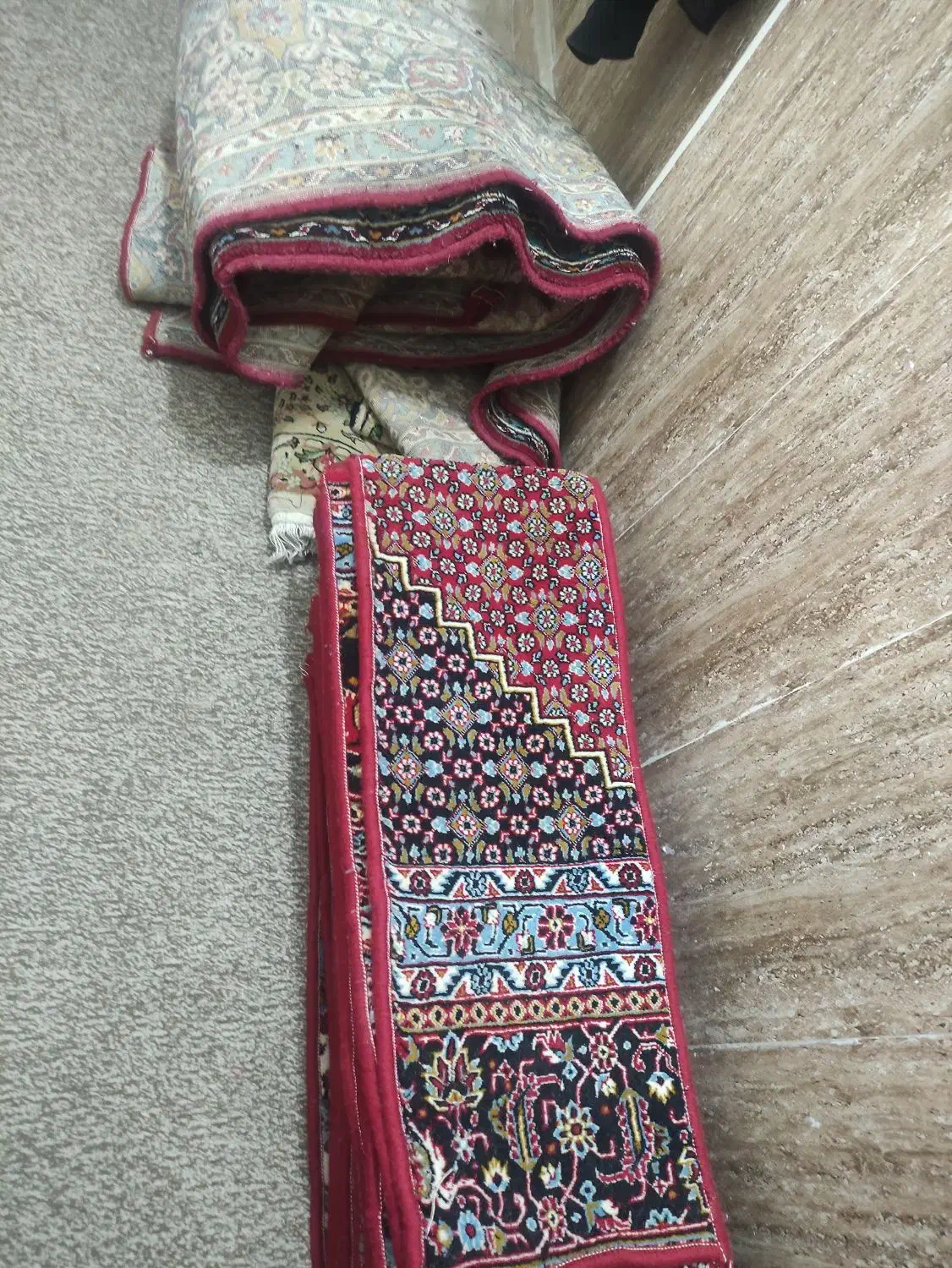 رو پله ای|فرش|کرمانشاه, |دیوار