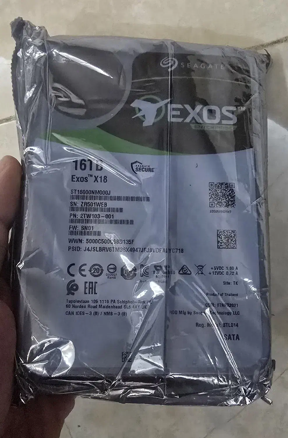 هارد ۱۶ ترابایت سیگیت سبز|قطعات و لوازم جانبی رایانه|اصفهان, مفتح|دیوار