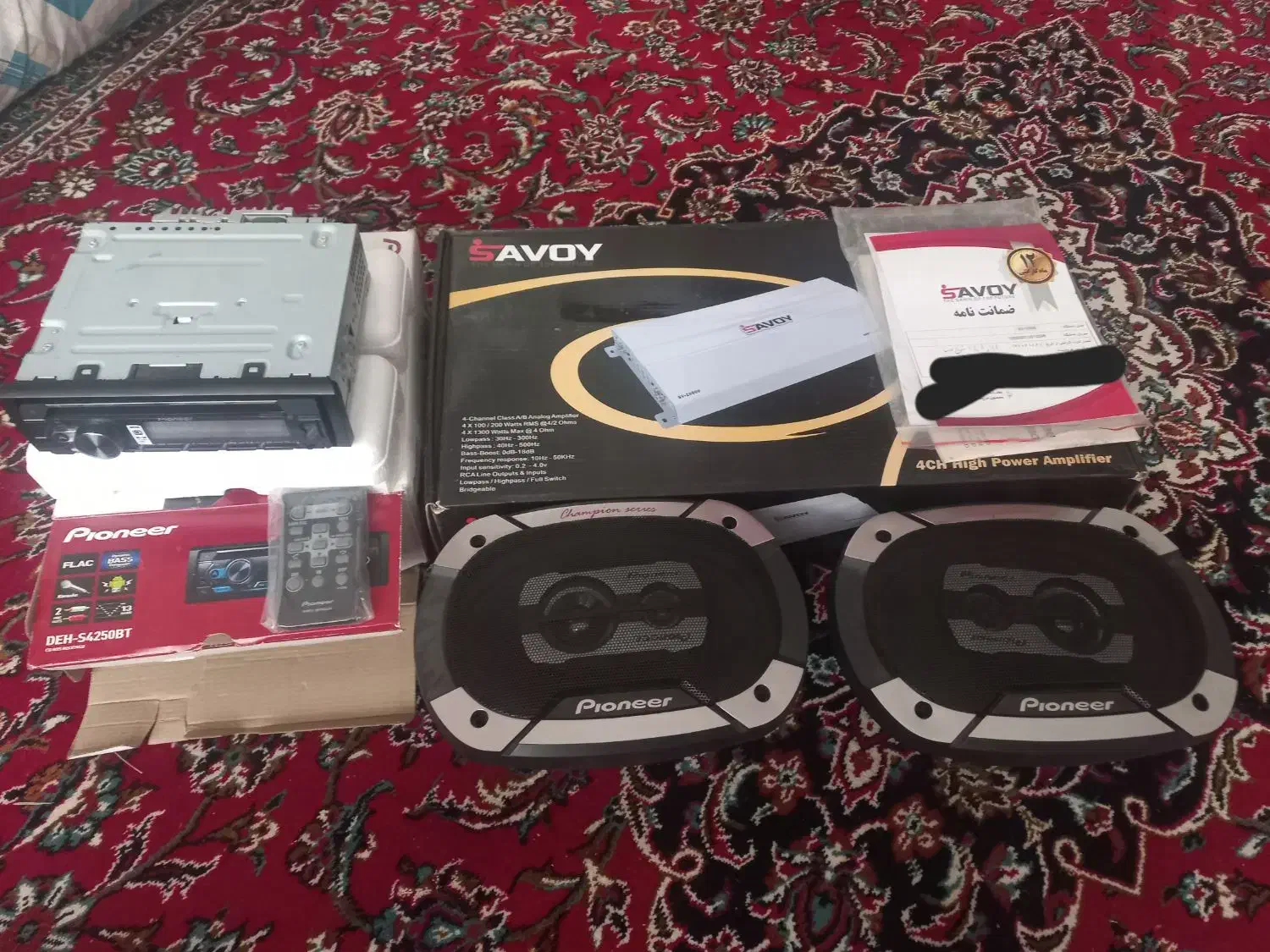 ضبط و باند پایونر و آمپلی|قطعات یدکی و لوازم جانبی|کاشان, لتحر|دیوار