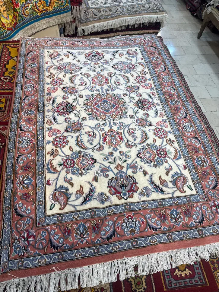 زرع و نیم بافت نایین گل ابریشم|فرش|تهران, پونک|دیوار