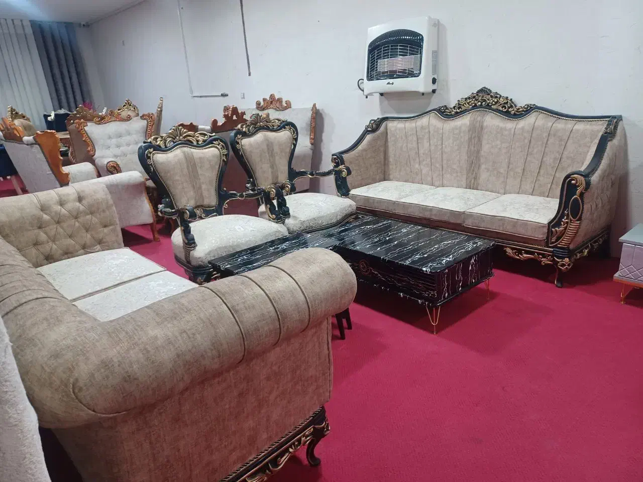 مبل   نیلا|حراج|خمینی‌شهر, |دیوار