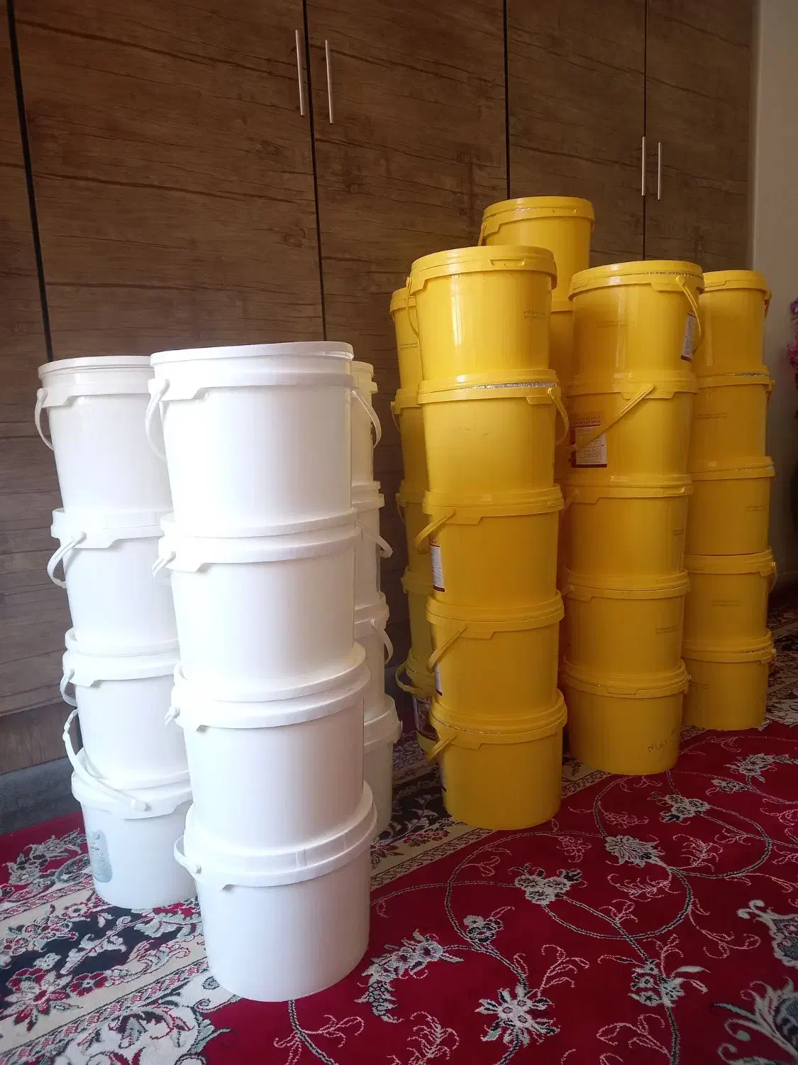 سطل خالی 5 کیلویی درب دار|ظروف نگهدارنده، پلاستیکی، یک‌بارمصرف|شیراز, کیان شهر|دیوار