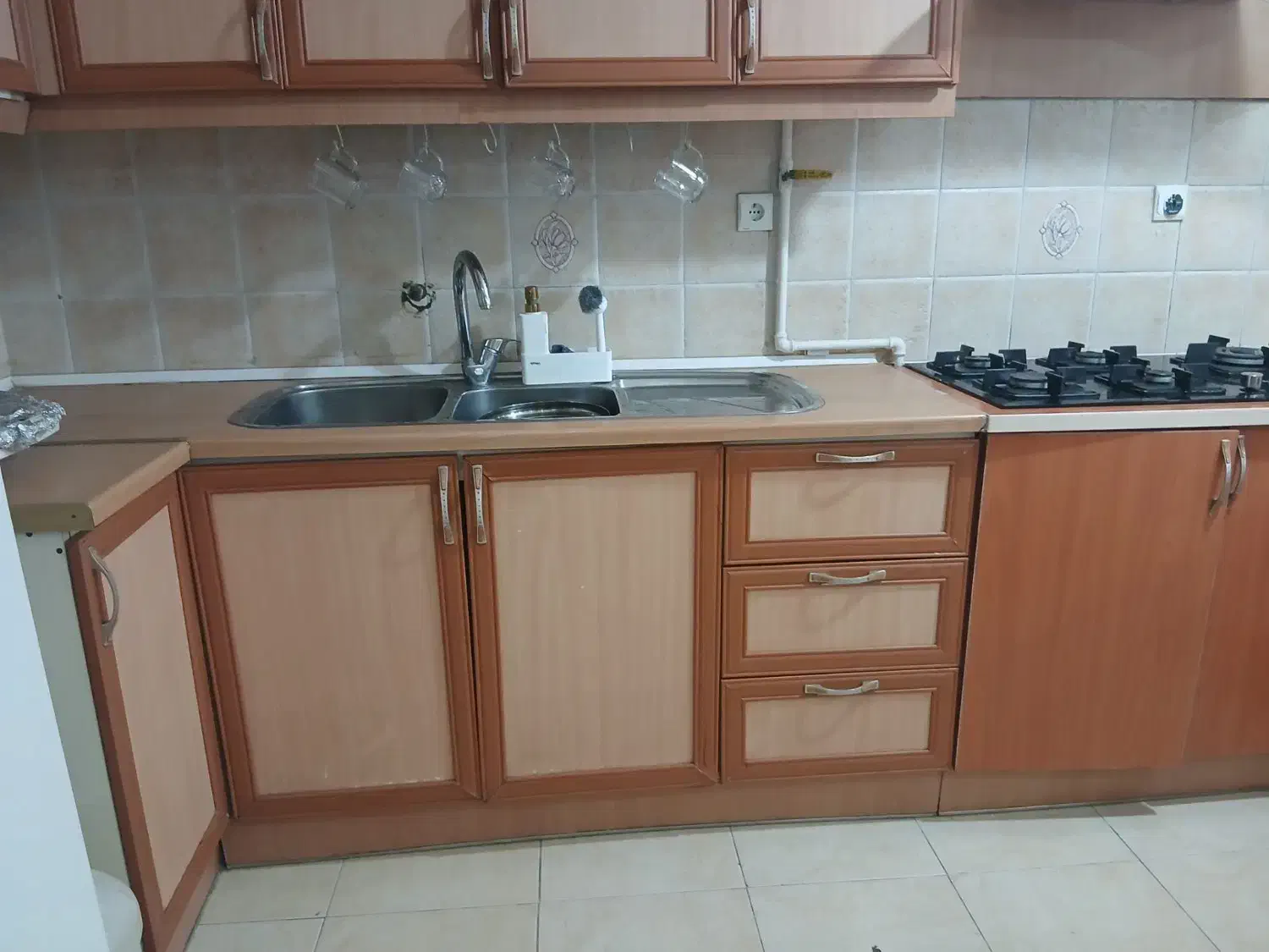 کابینت اشپزخانه|آب‌چکان و نظم‌دهنده ظروف|اهواز, کیانپارس |دیوار