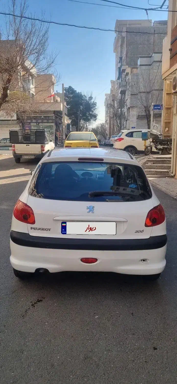 206 مدل ۹۵ تیپ ۵|خودرو سواری و وانت|تهران, خانی آباد نو جنوبی|دیوار