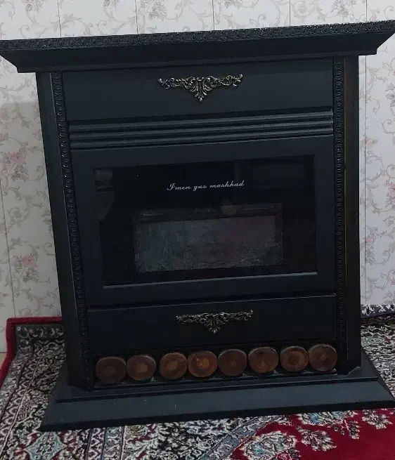 شومینه بخاری ایمن گاز مشهد مدل شارمین کلاسیک|بخاری، هیتر، شومینه|رشت, آب و برق|دیوار