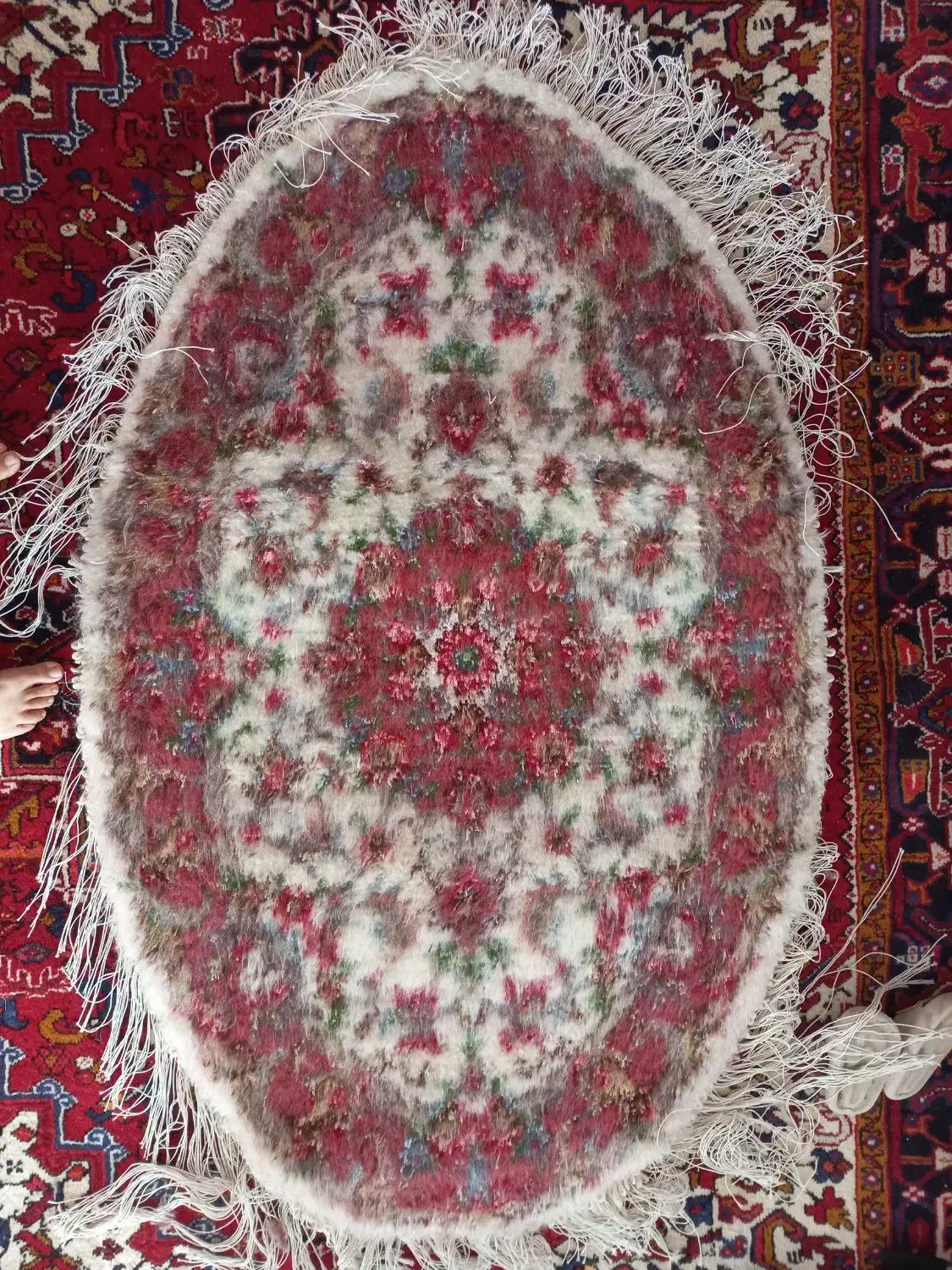 فرش بیضی|فرش|تبریز, |دیوار