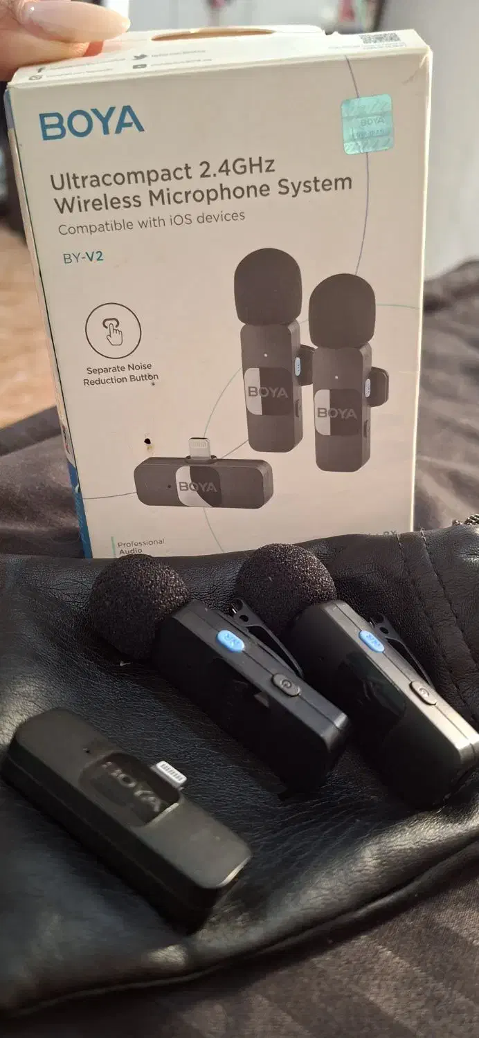 میکروفون بیسیم یقه ای بویاboya by72|لوازم جانبی موبایل و تبلت|اهواز, کمپلو شمالی|دیوار