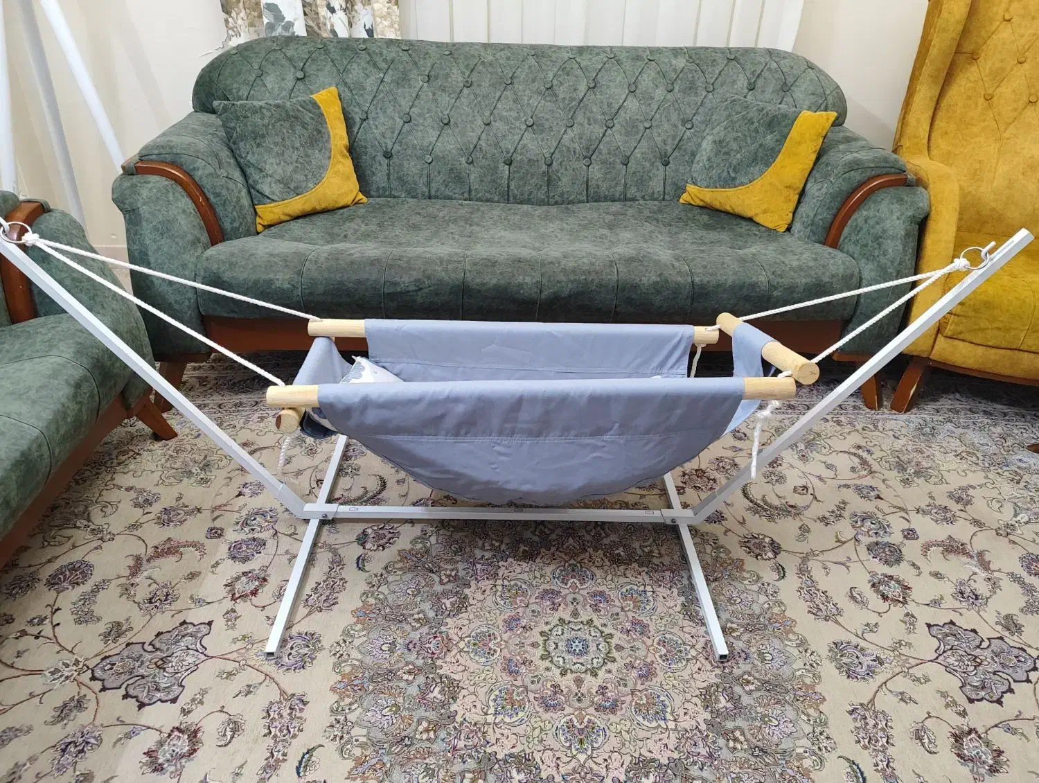 گهواره (ننو) در حد نو|اسباب و اثاث بچه|تهران, خاک سفید|دیوار