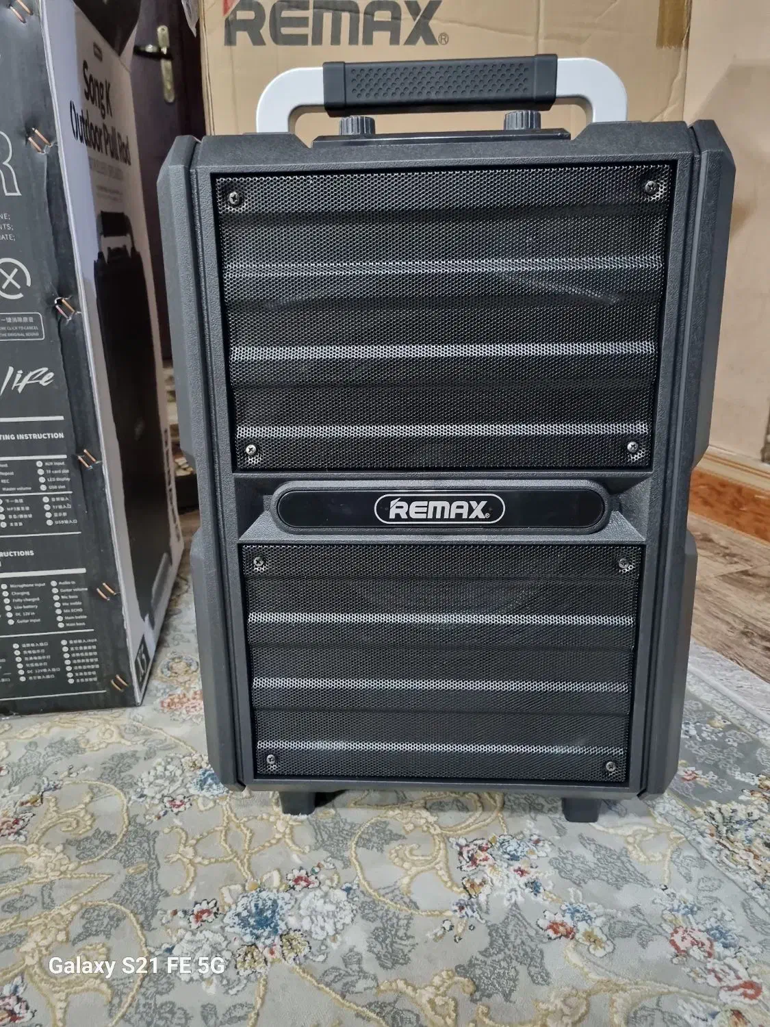 اسپیکر شارژیREMAXx5 پرتابل و قوی|سیستم صوتی خانگی|مهاباد (آذربایجان غربی), |دیوار