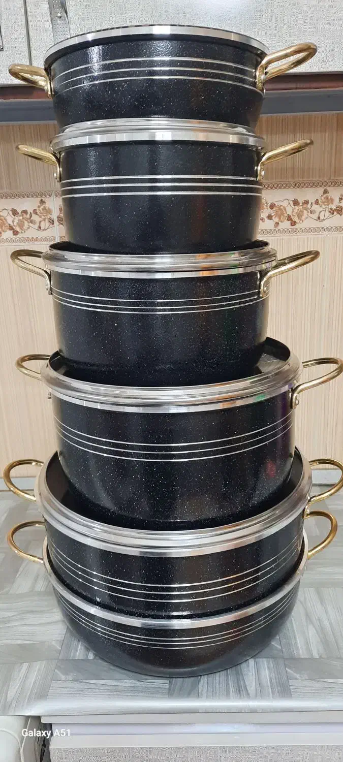 سرویس قابلمه گرانیتی|ظروف پختوپز|قیدار, |دیوار