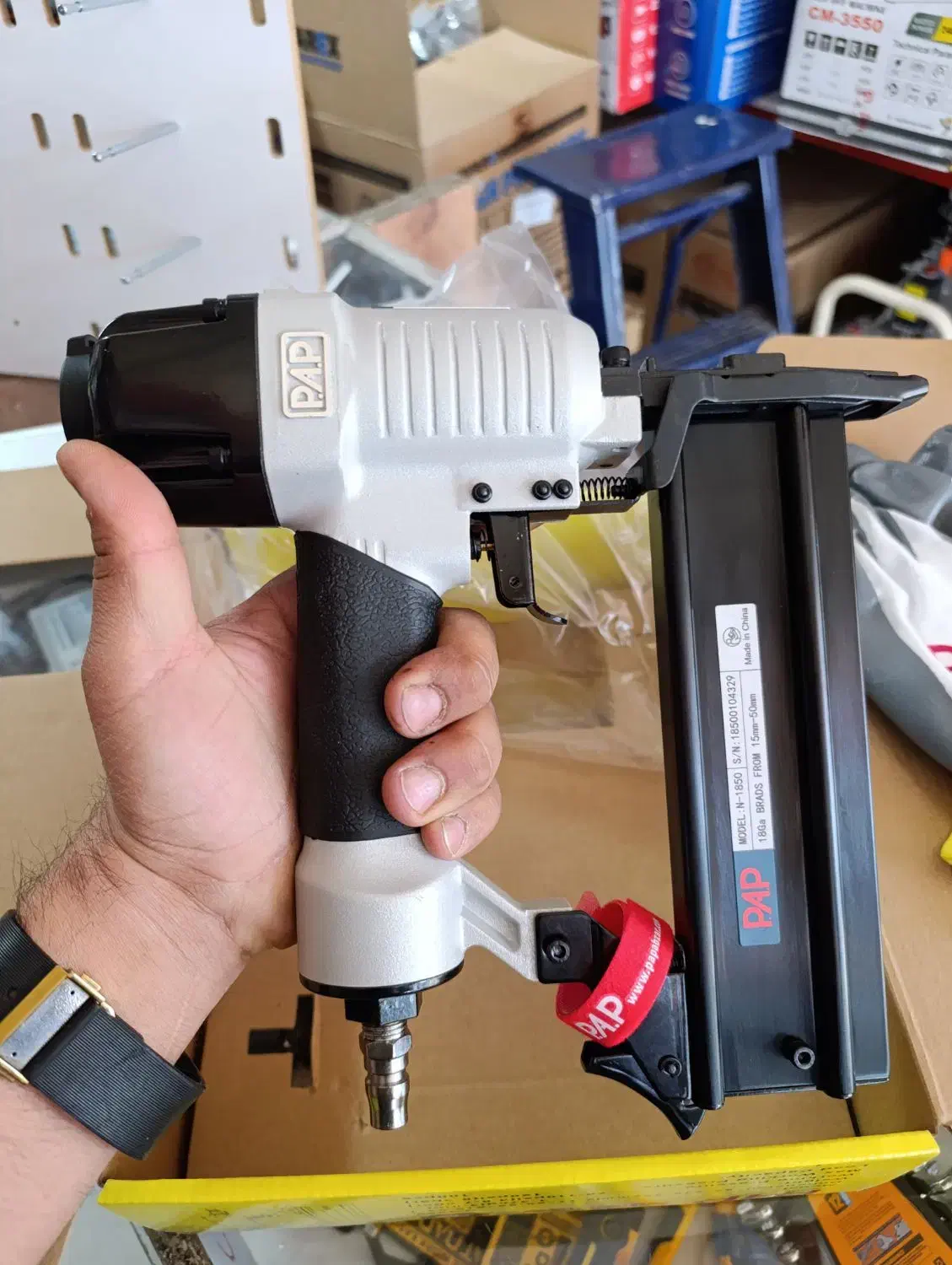 میخکوب بادی پی ای پی PAP اف 50گارانتی دار با لوازم|ابزارآلات|شیراز, شریف‌آباد|دیوار