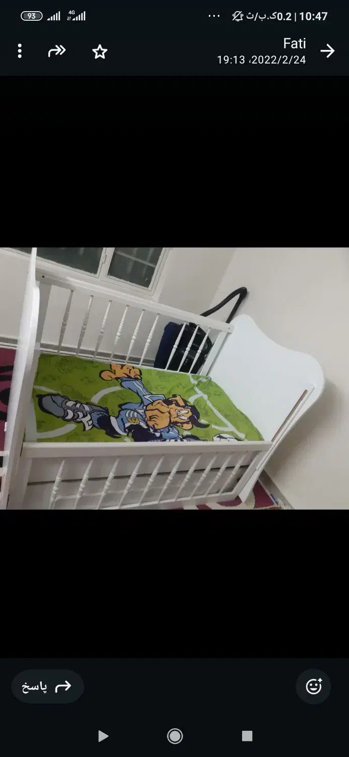 تخت کودک|تخت و صندلی بچه|نورآباد, |دیوار