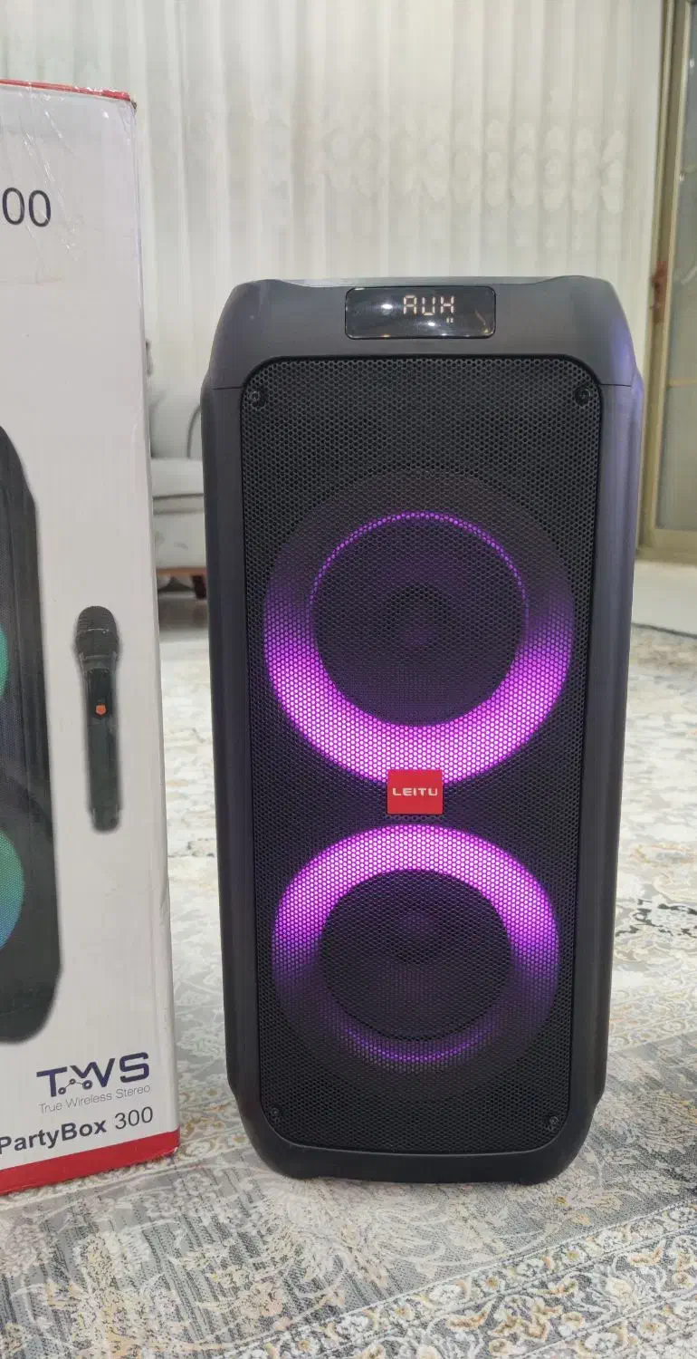 اسپیکر Leitu party box 300 درحد آک|سیستم صوتی خانگی|قم, نیروگاه|دیوار