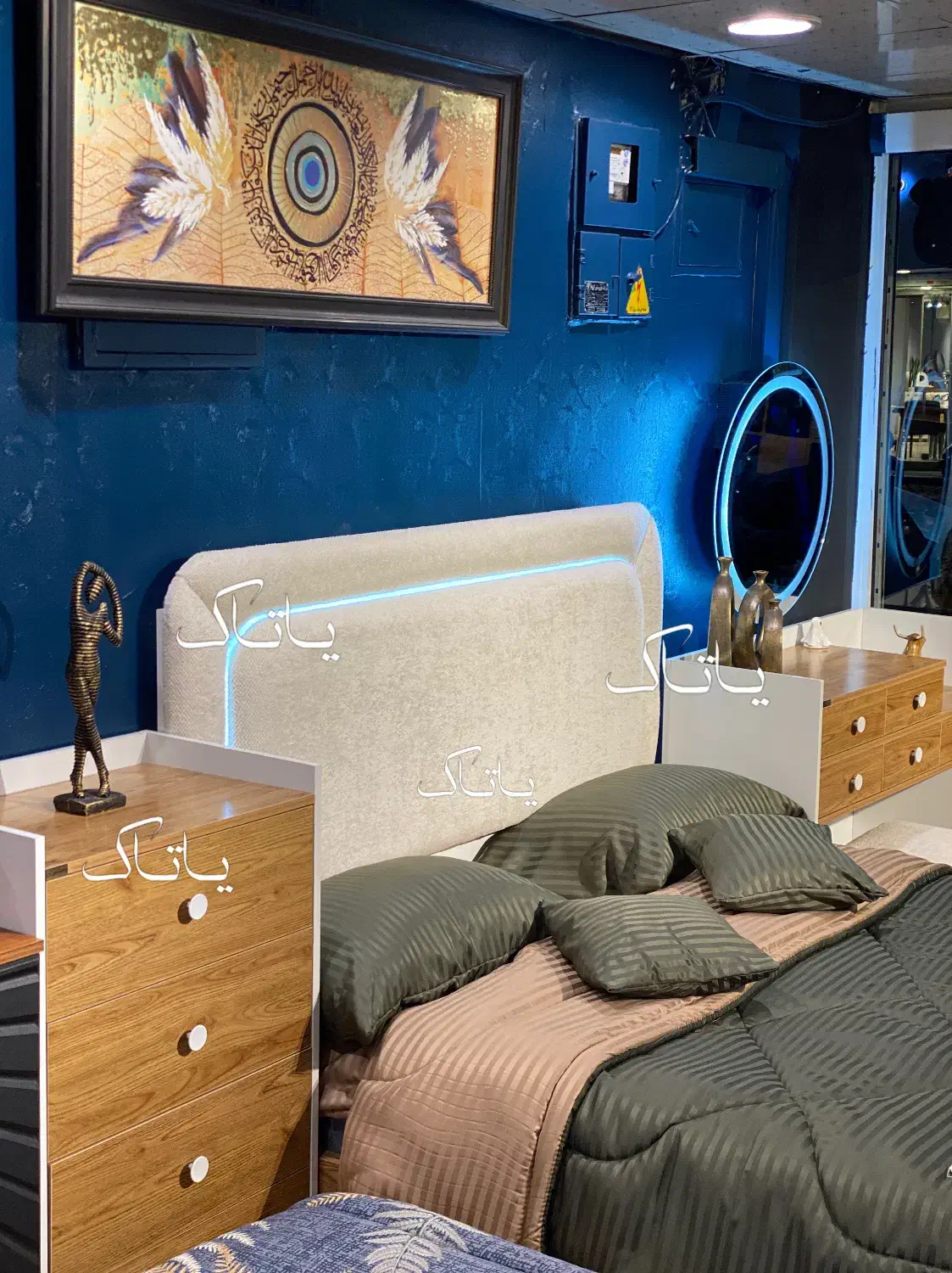 سرویس خواب دونفره مدل لنا تمام ام دی اف|تخت و سرویس خواب|تهران, شهرک ولیعصر جنوبی|دیوار