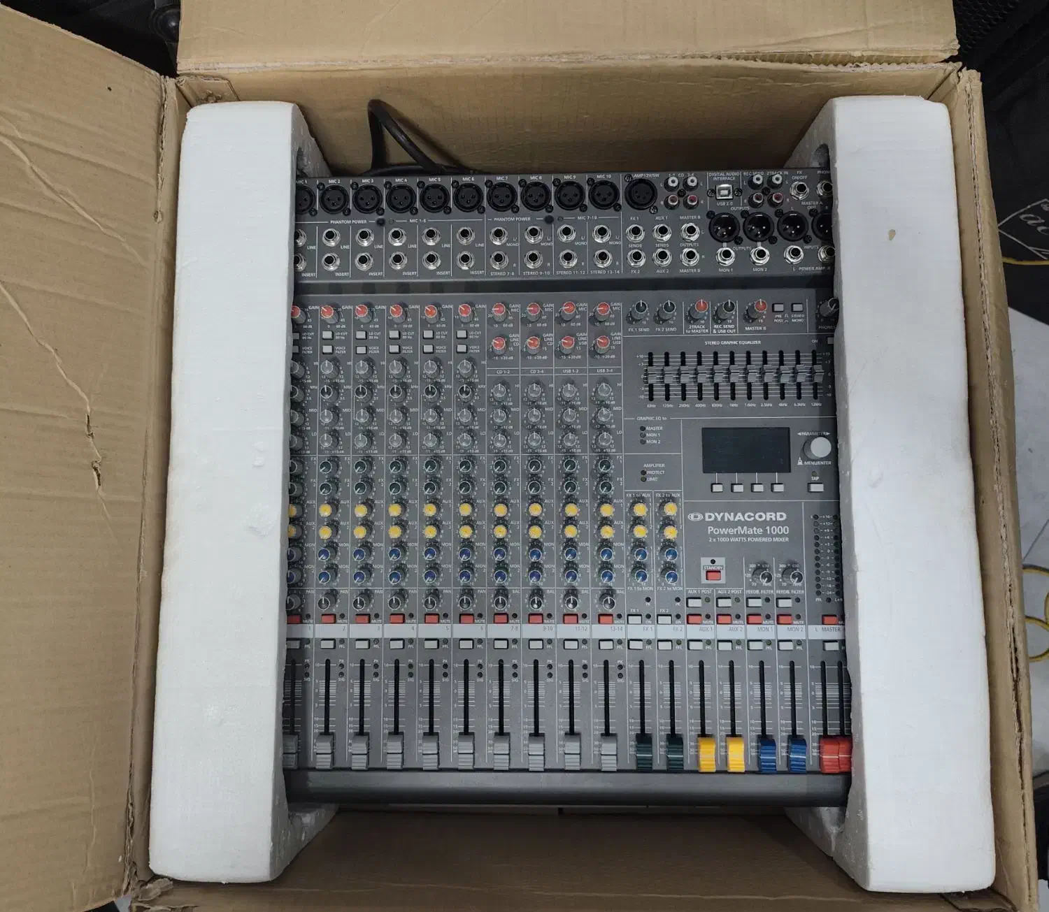 پاور میکسر 1000 دایناکورد در حد نو ۴ پین|سیستم صوتی خانگی|تهران, دهکده المپیک|دیوار