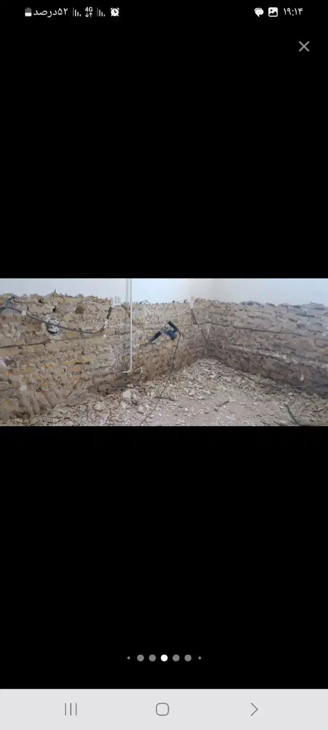 .تخریب بنایی.سیمان کاری.گج کاری. نظافت تعمیرات|خدمات پیشه و مهارت|زنجان, |دیوار