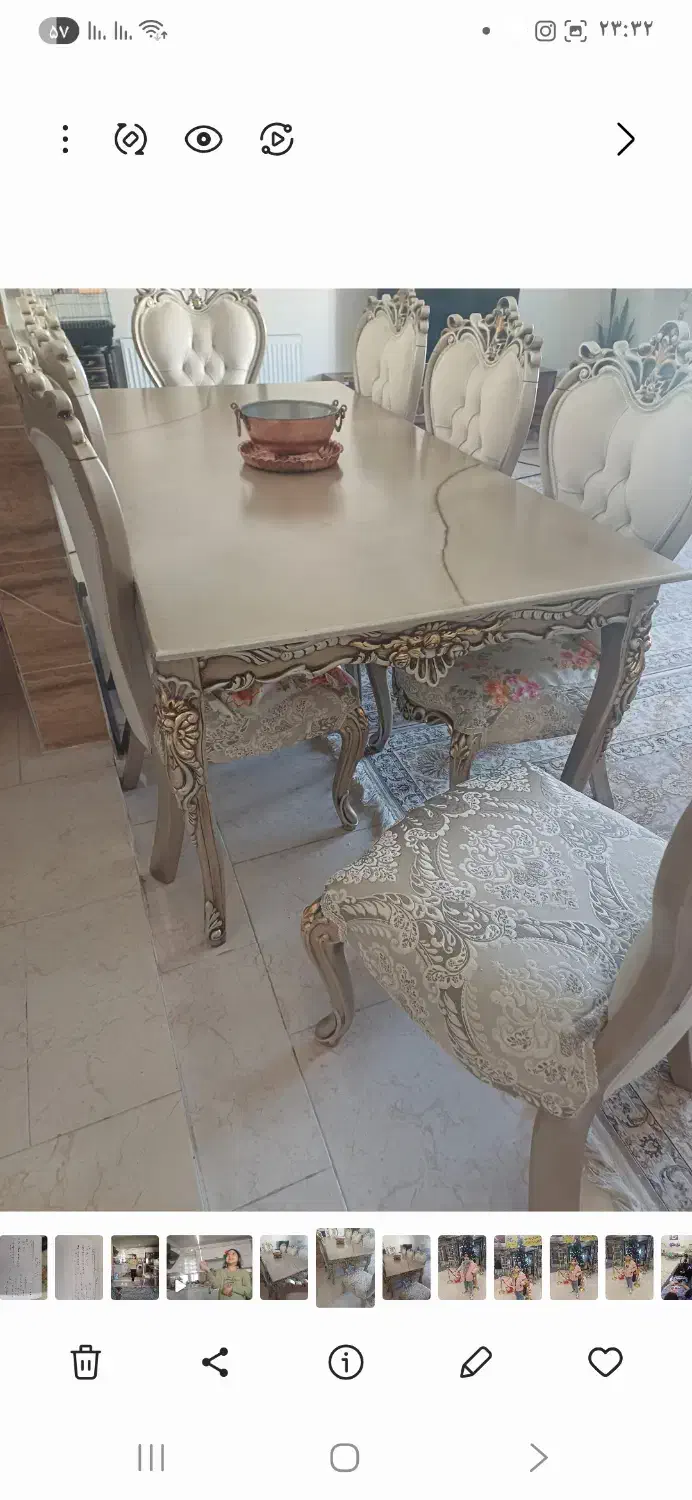 ناهار خوری ۸ نفره|میز و صندلی غذاخوری|پردیس, فاز ۸|دیوار