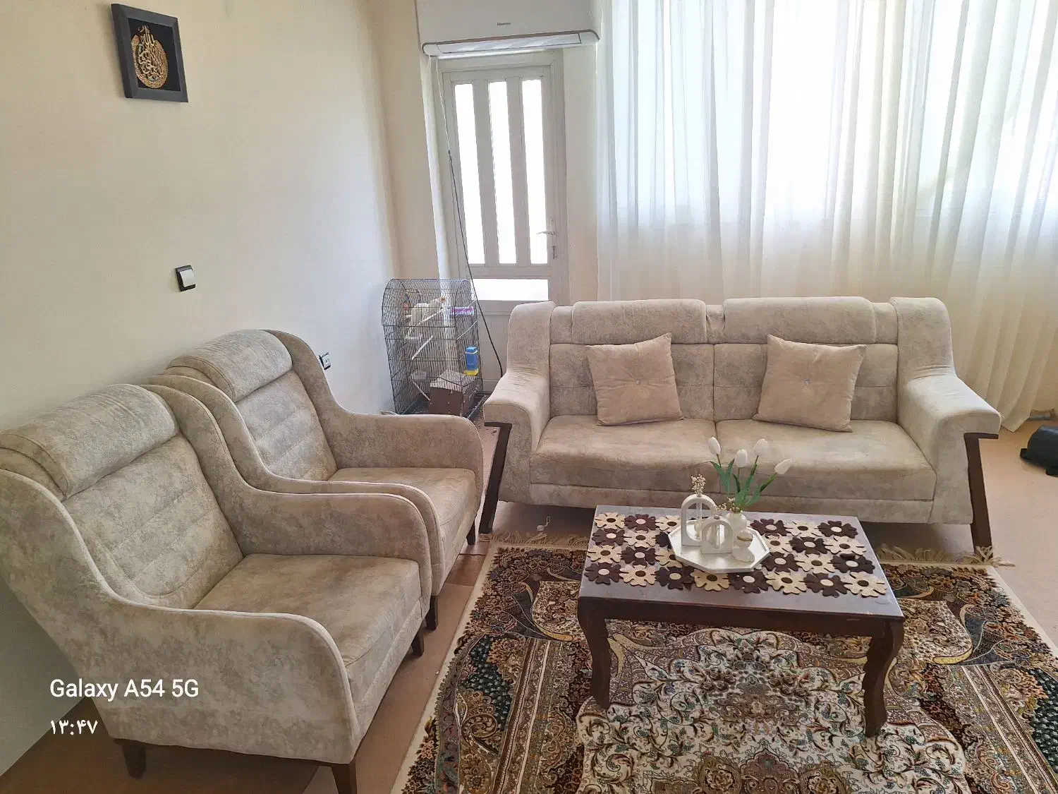 مبل در حد نو .سالم .تمیز|مبلمان خانگی و میز عسلی|بجنورد, |دیوار