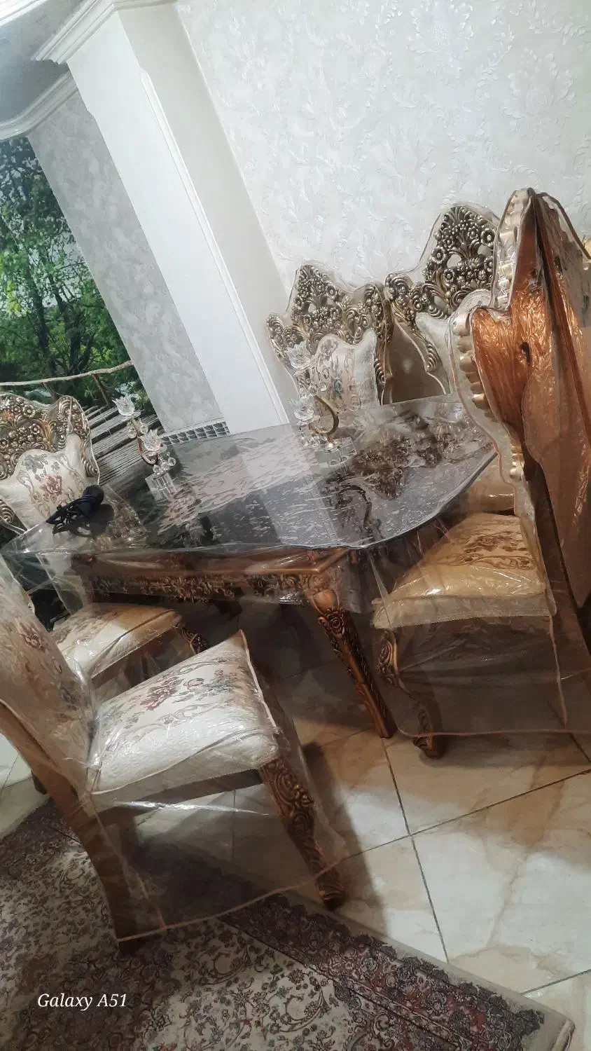 میزناهار خوری ۶نفره|میز و صندلی غذاخوری|اسلام‌شهر, شهرک الهیه|دیوار