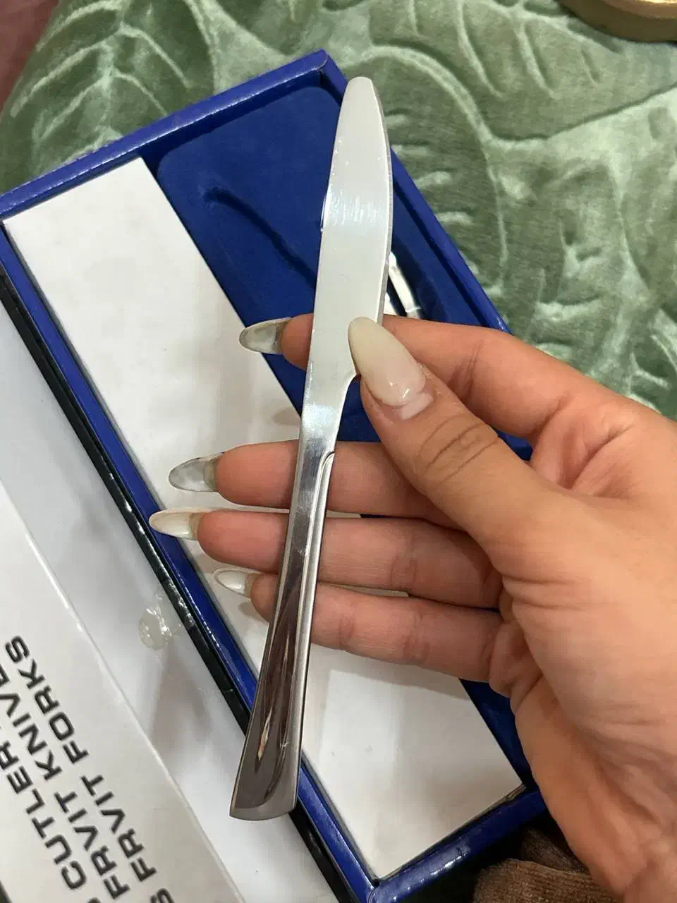 کارد و چنگال ۱۲ نفره استیل با جعبه سالم|ظروف سرو و پذیرایی|تهران, تاکسیرانی|دیوار