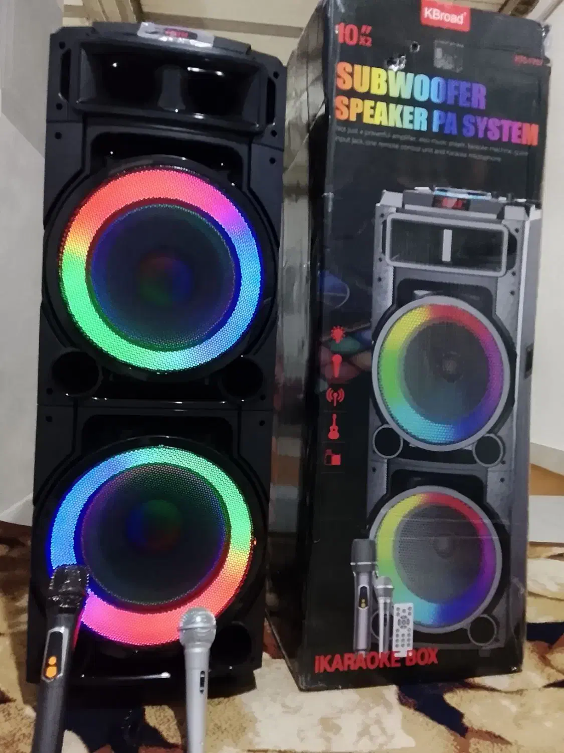 اسپیکرسیستمی جدیدمدل1707کنترل دوتامیکروفن دار|صوتی و تصویری|آق قلا, |دیوار