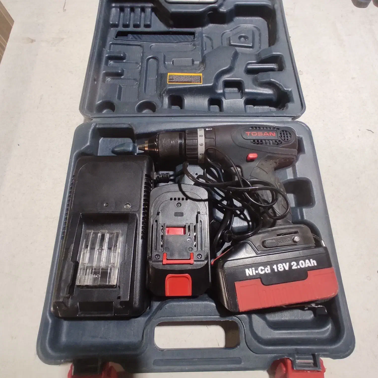 دریل پیچگوشتی شارژی 18 ولت توسن مدل 9928sc|ابزارآلات|باسمنج, |دیوار