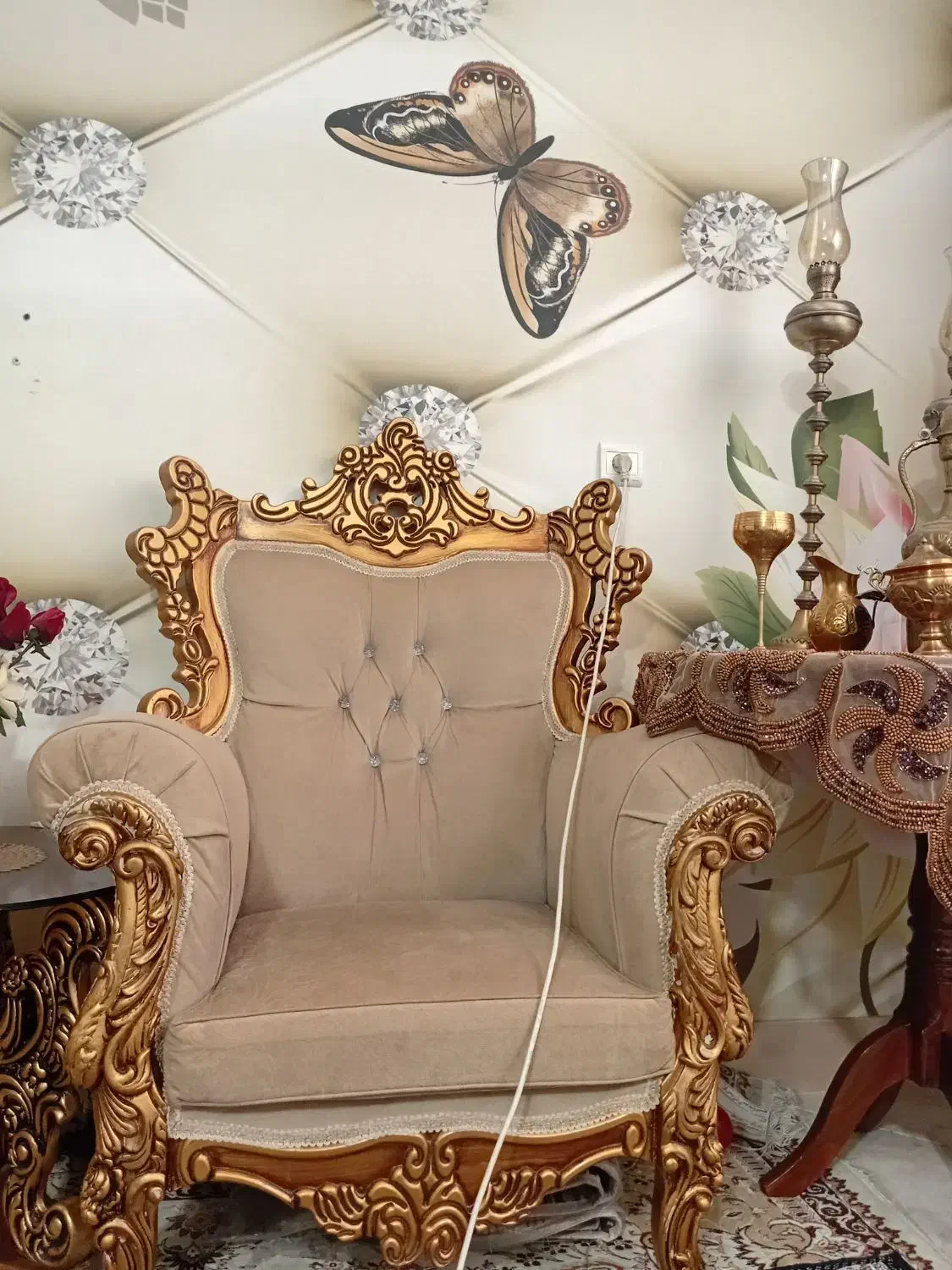 مبل سلطنتی|مبلمان خانگی و میز عسلی|بیرجند, |دیوار