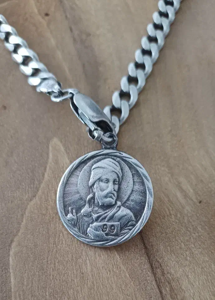 زنجیر کارتیر مردانه همراه با شمایل دوطرفه|جواهرات|باقرشهر, |دیوار