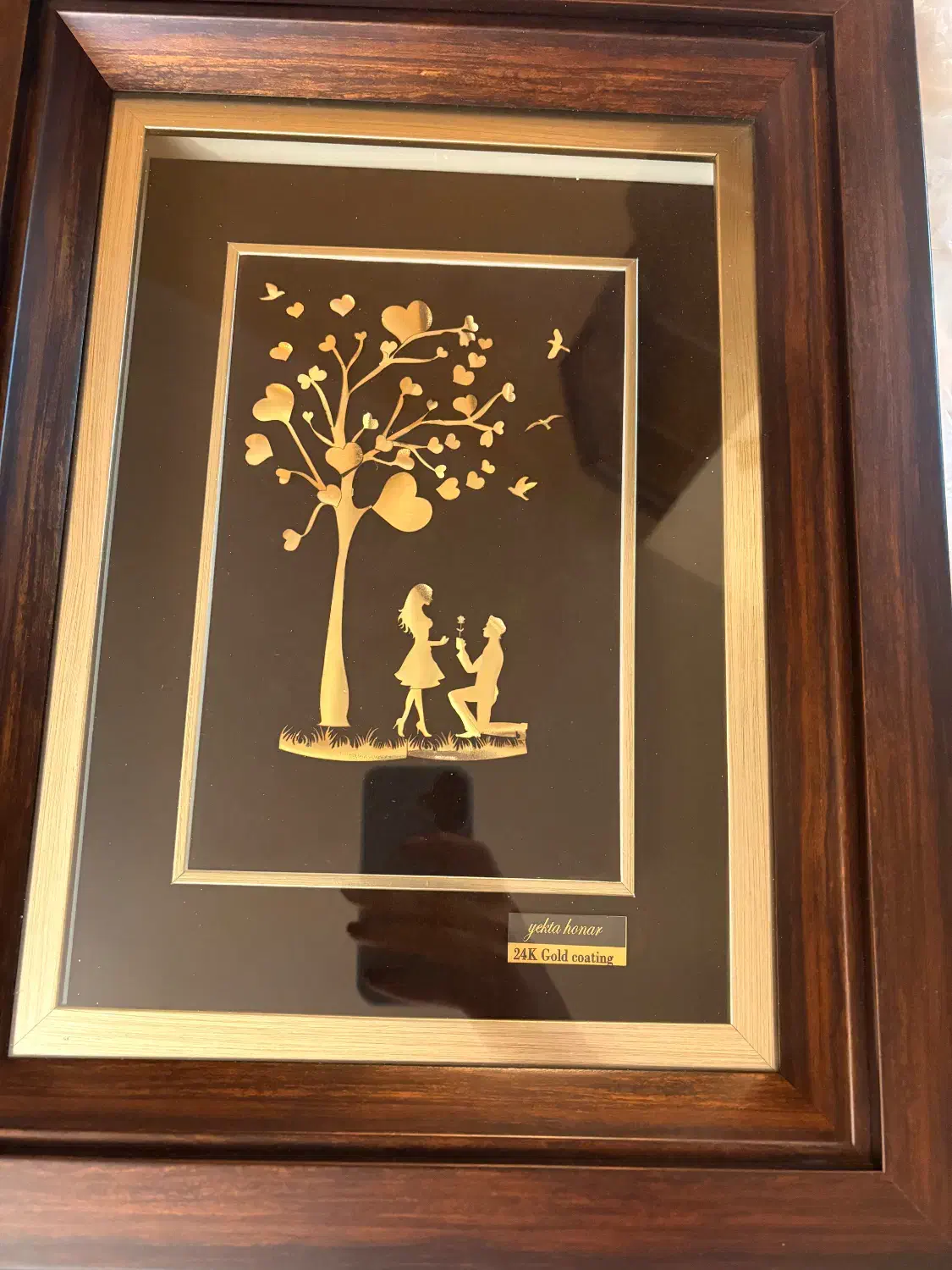 تابلو طلای ۲۴ عیار|تابلو، نقاشی، عکس|تهران, باغ خزانه|دیوار