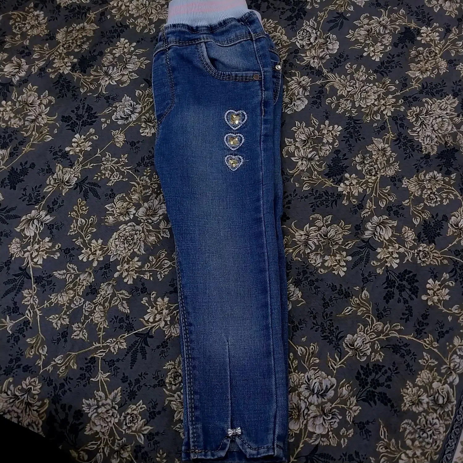 شلوار لی دخترانه|کفش و لباس بچه|بروجرد, |دیوار