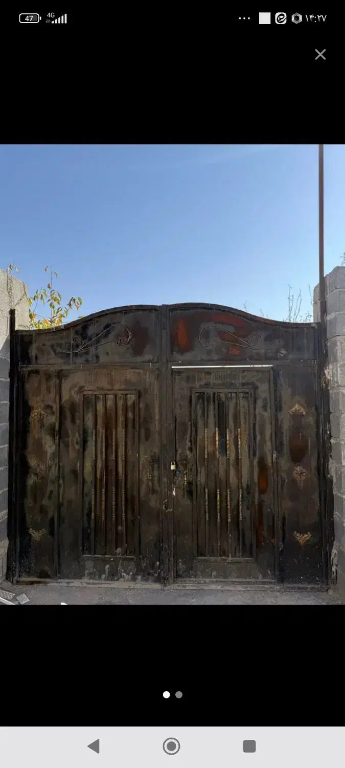 درب باغی باغ کارگاه آهنی بزرگ ۳متری|مصالح و تجهیزات ساختمان|مشهد, شهید معقول|دیوار