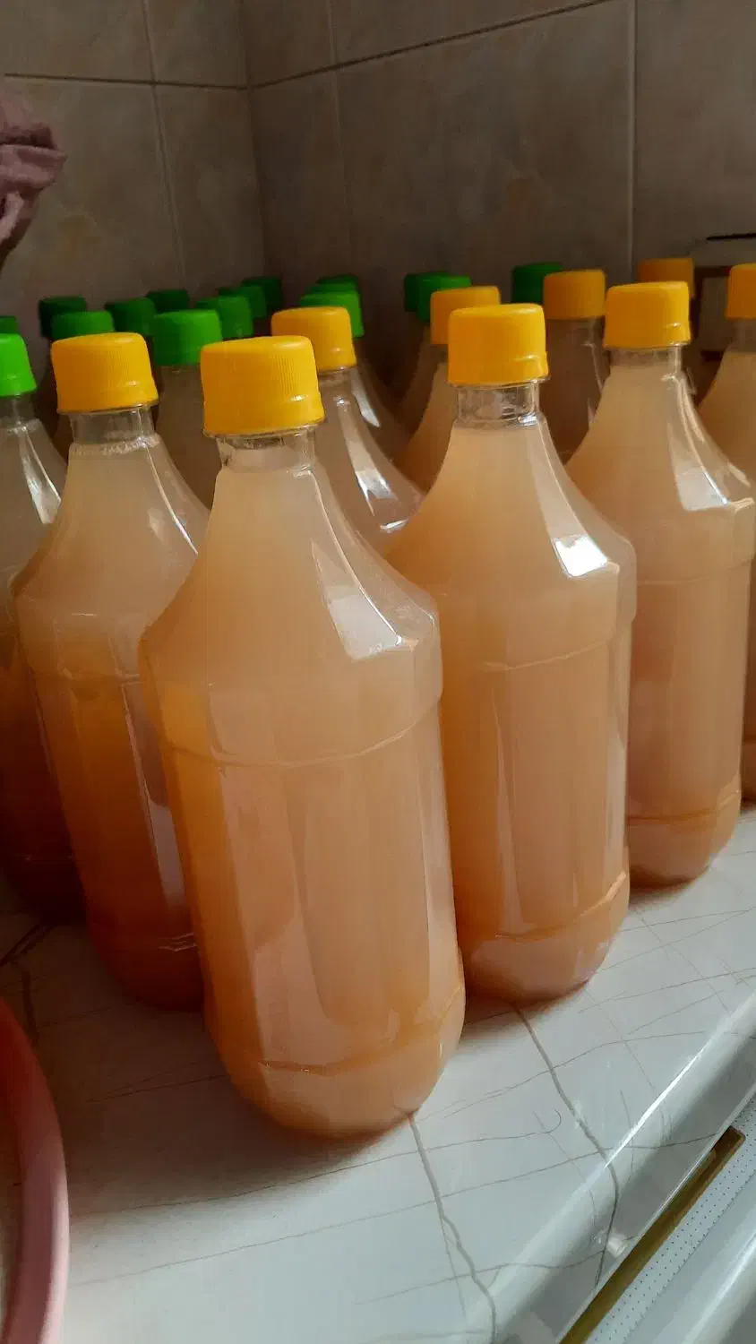 سرکه سیب خانگی یک لیتری|خوردنی و آشامیدنی|رشت, ساغری سازان|دیوار