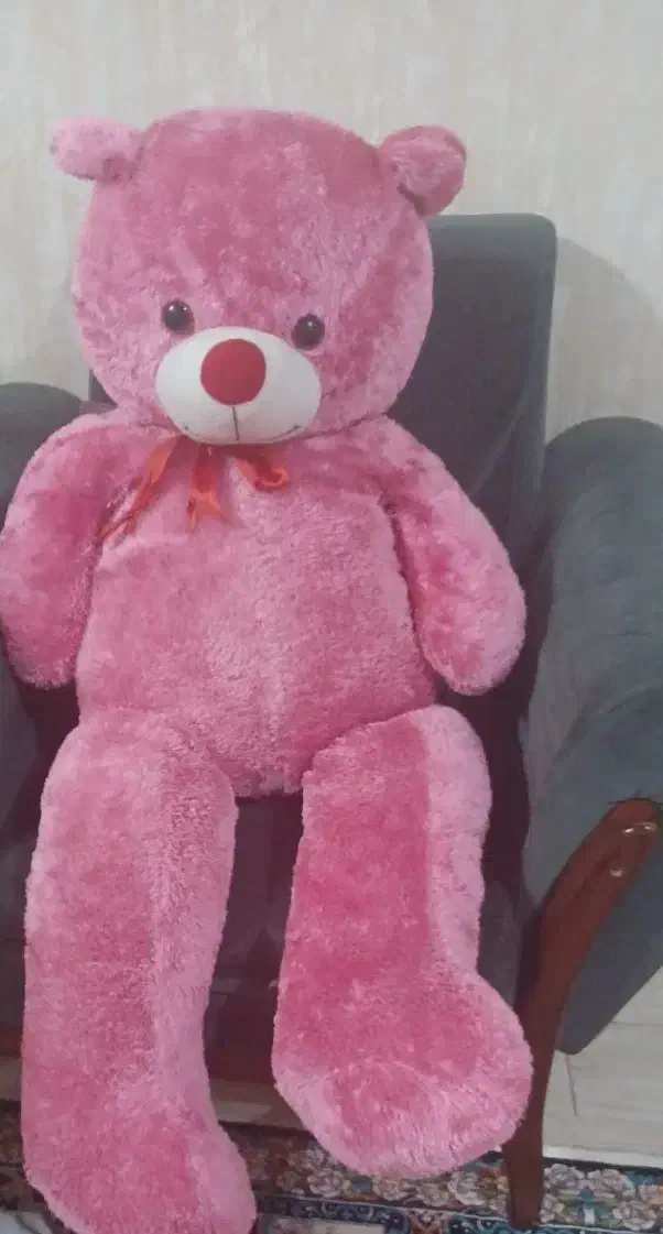 عروسک خرسی در حد نو تمیز تمیز دوتا باهم ۷۰۰ تومن|اسباببازی بچه|رشت, نظری|دیوار