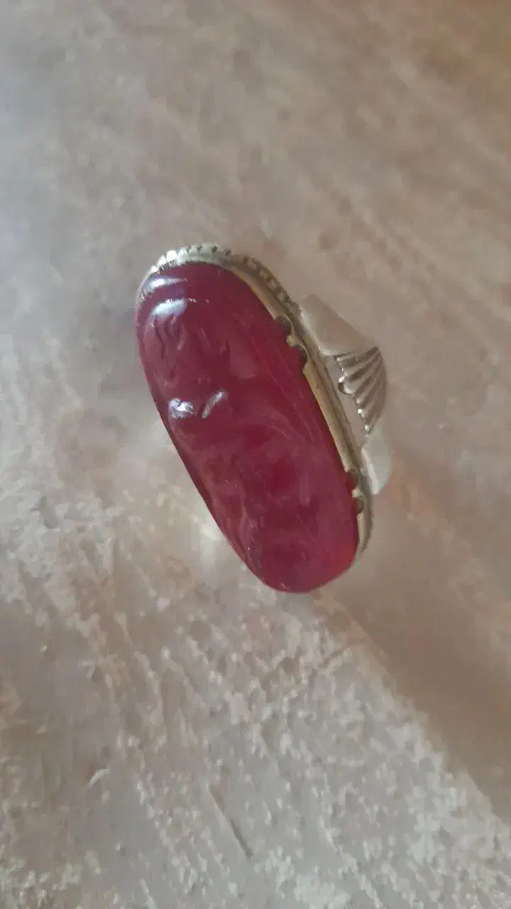 انگشتر یاقوت رخ درویش قدیمی فروش توافقی|بدلیجات|کرمانشاه, |دیوار