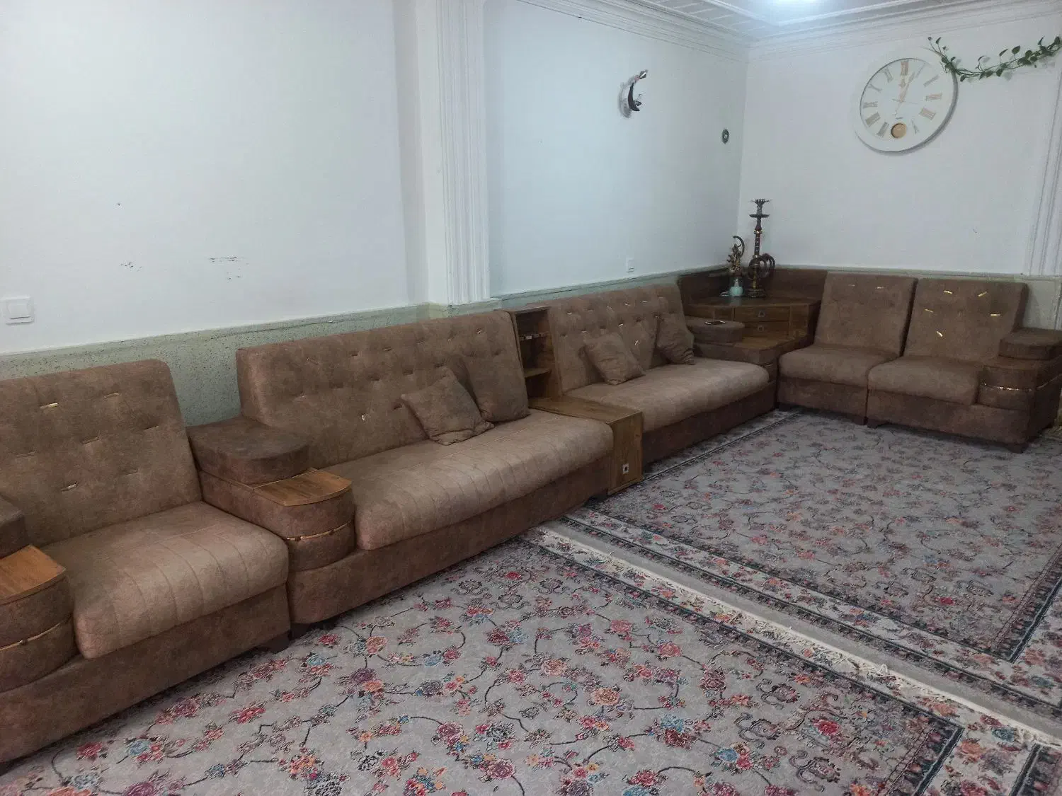 مبل راحتی سالم درحد نو ومیز غذا خوری سالم ومیز عسل|مبلمان خانگی و میز عسلی|محمودآباد, |دیوار