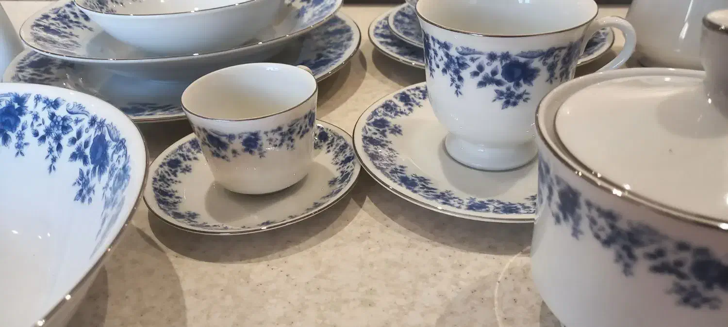 ظروف چینی موراکامی اصل ژاپن ۸۰ پارچه عتیقه|ظروف سرو و پذیرایی|تهران, امامت|دیوار