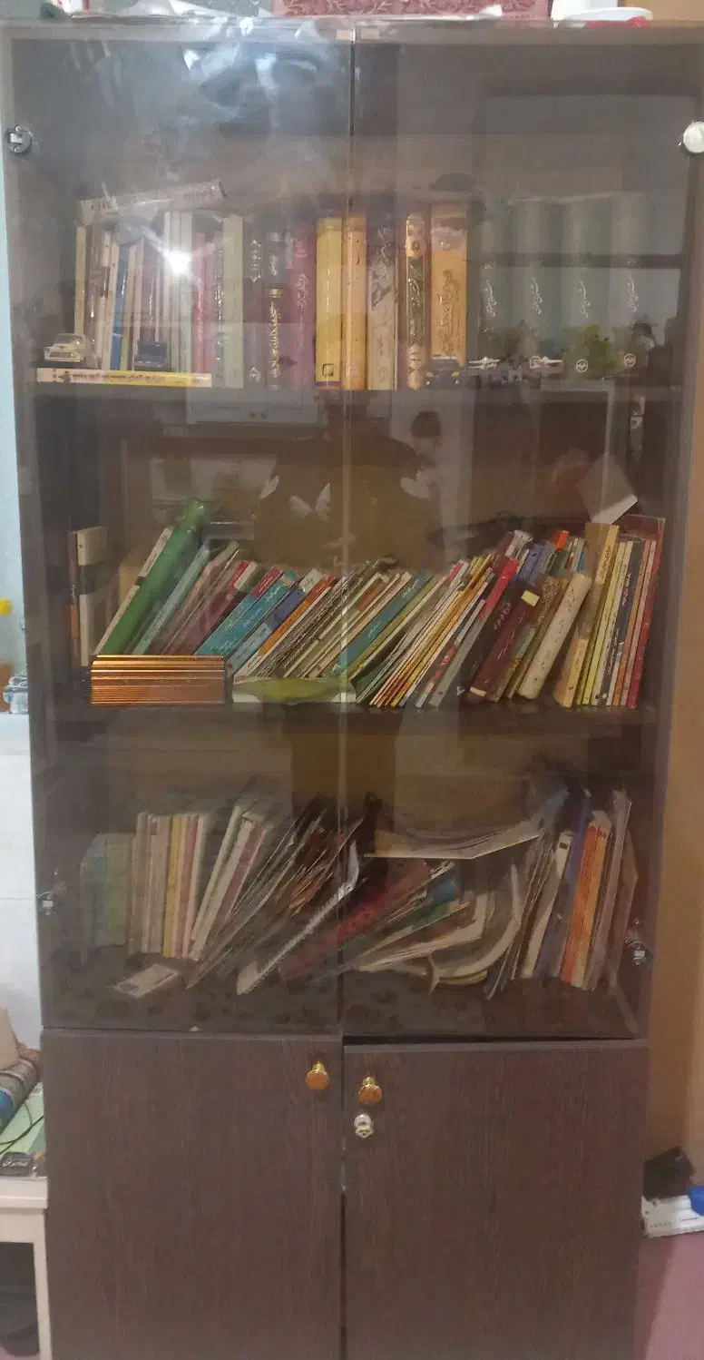 کتابخانه|کتابخانه، شلف، قفسه‌های دیواری|سبزوار, گلشن|دیوار