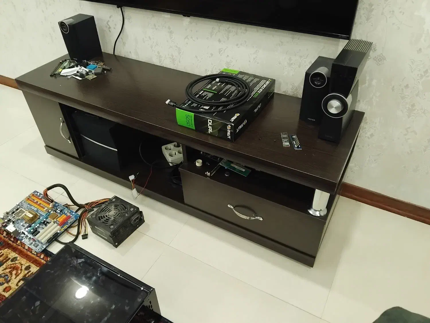 میز تلویزیون ام دی اف MDF|میز تلویزیون|مشهد, امیریه|دیوار