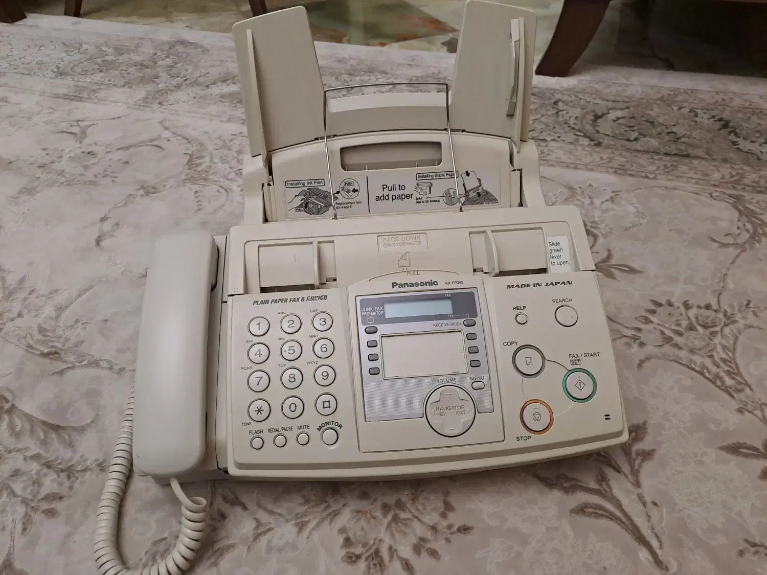 فکس پاناسونیک مدل۳۴۲درحدنو|پرینتر، اسکنر، کپی، فکس|تهران, امیرآباد|دیوار