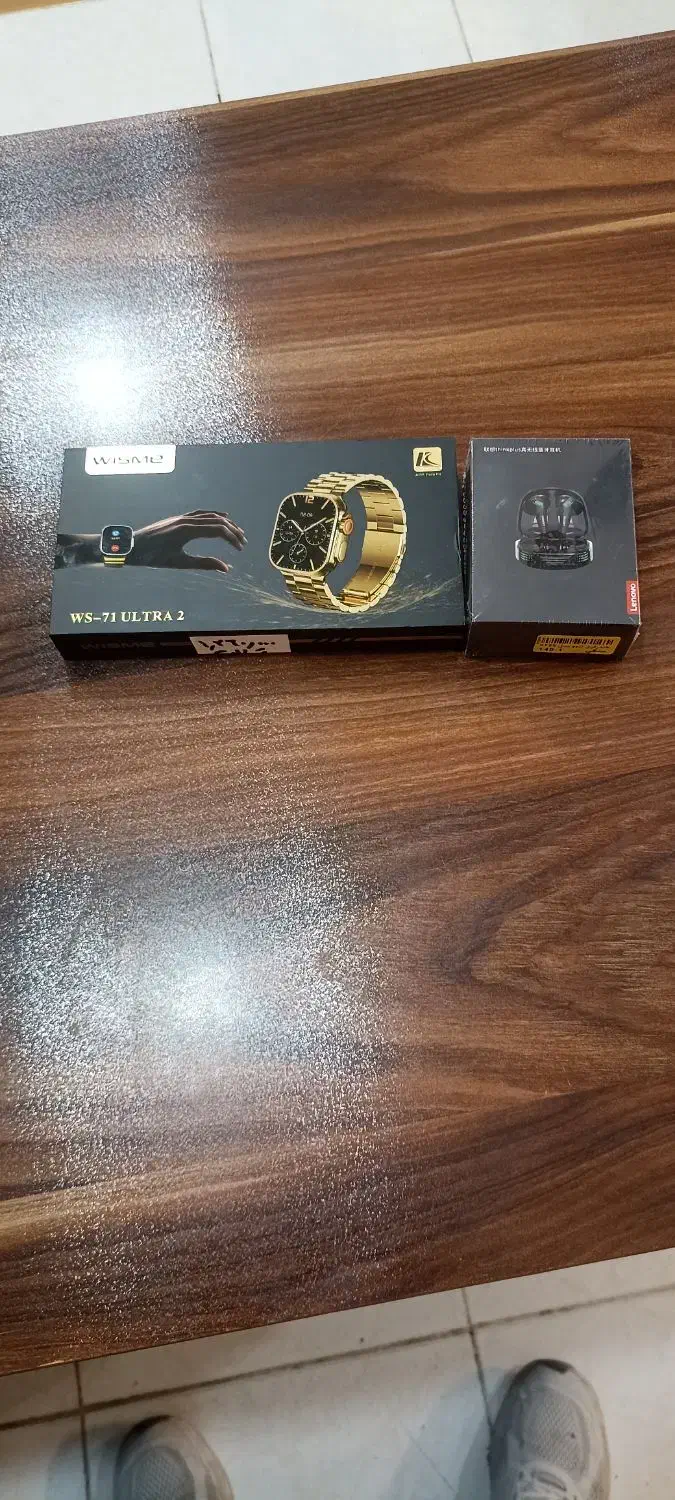 ((فروش فوری)) ساعت هوشمند و ایرپاد Lenovo pro|لوازم جانبی موبایل و تبلت|قم, کلهری|دیوار