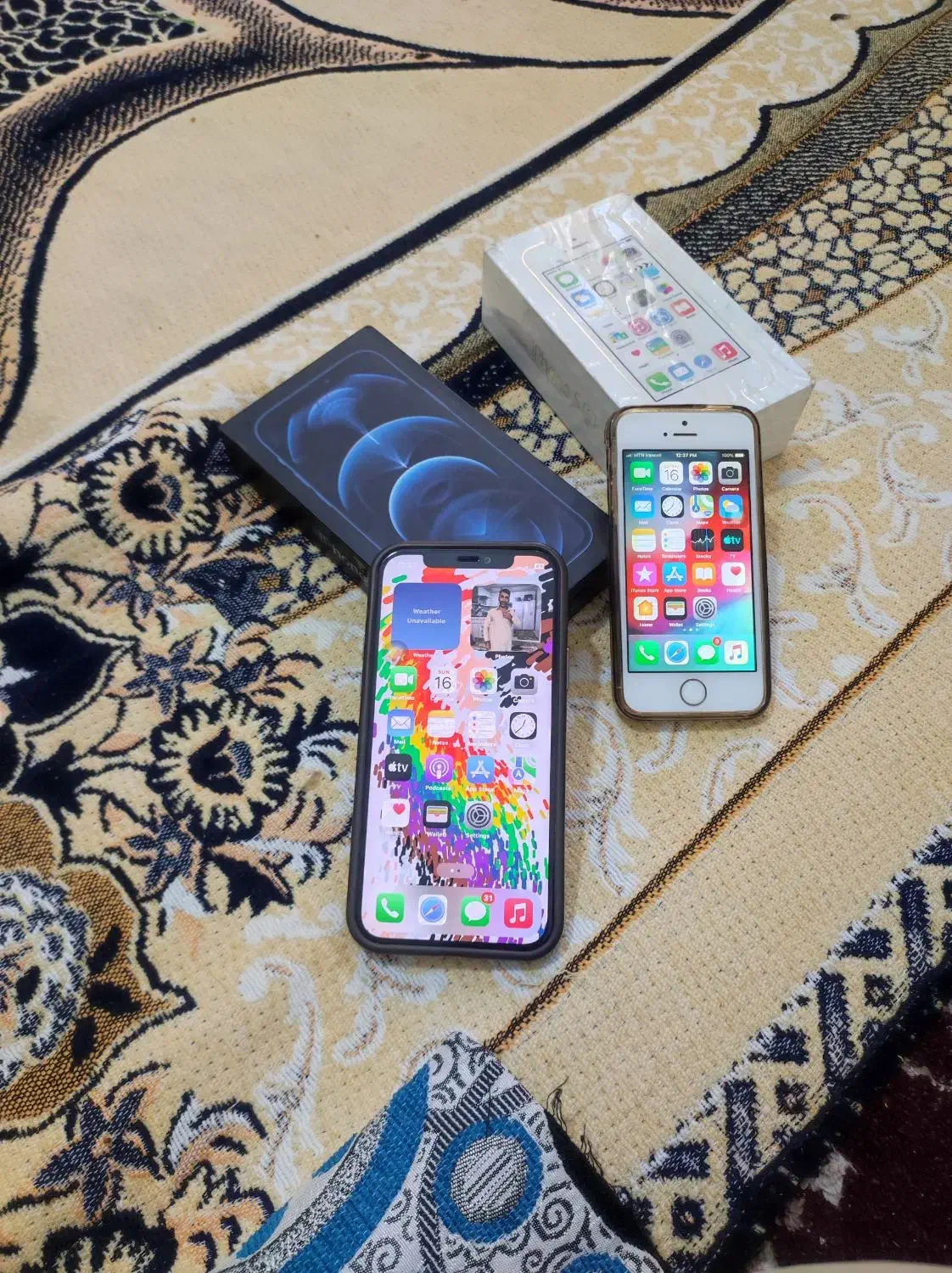 آیفون 12پرو poro 128 تک سیم 98درصد باطریش|موبایل|زابل, |دیوار