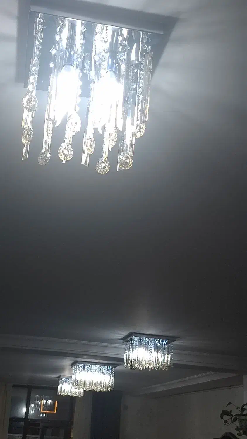 لوستر کریستال|لوستر و چراغ آویز|اهواز, فرهنگ شهر|دیوار